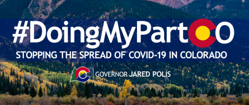 Stopping the spread of COVID-19 in Colorado logo